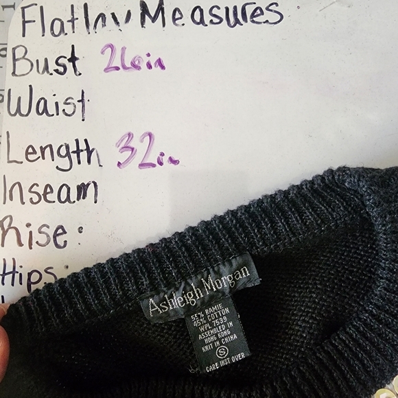 Vintage checkered sequined knit pull over sweater - Picture 2 of 7